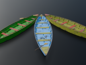 3 IN 1 Boat 3D Model