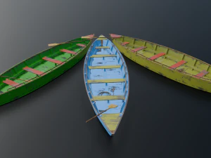 3 IN 1 Boat 3D Model
