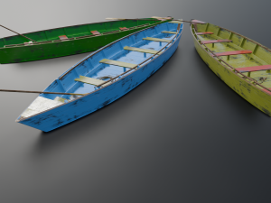 3 IN 1 Boat 3D Model