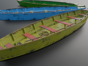 3 IN 1 Boat 3D Model