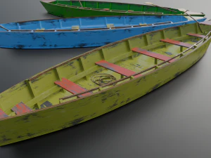 3 IN 1 Boat 3D Model