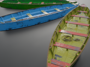 3 IN 1 Boat 3D Model