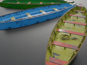 3 IN 1 Boat 3D Model