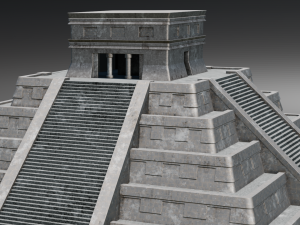 Rock Pyramid Model 3D
