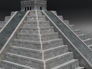 Rock Pyramid Model 3D