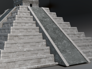 Rock Pyramid Model 3D