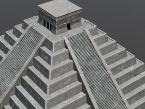 Rock Pyramid Model 3D