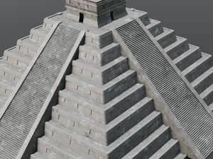 Rock Pyramid Model 3D