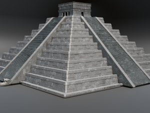 Rock Pyramid Model 3D