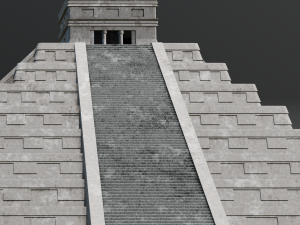 Rock Pyramid Model 3D