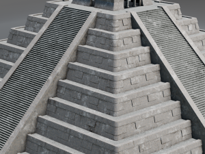 Rock Pyramid Model 3D