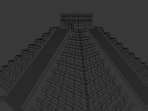 Rock Pyramid Model 3D
