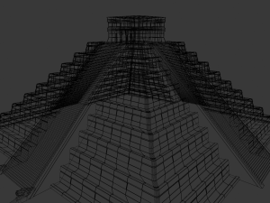 Rock Pyramid Model 3D
