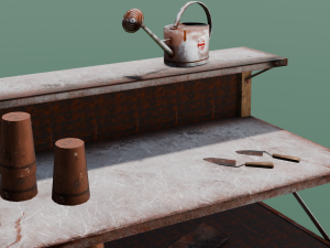 Worskplace Table 3D Model
