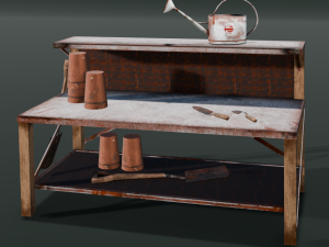 Worskplace Table 3D Model