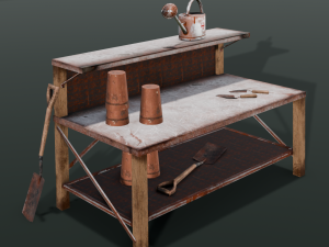 Worskplace Table 3D Model
