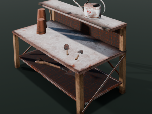 Worskplace Table 3D Model