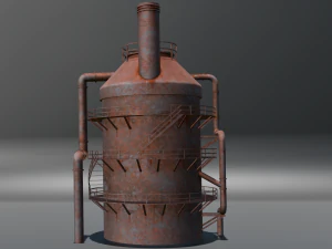 Rusted old Tanker 3D Model