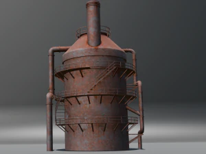 Rusted old Tanker 3D Model