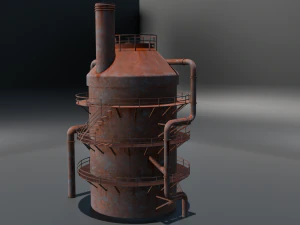 Rusted old Tanker 3D Model