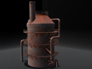 Rusted old Tanker 3D Model