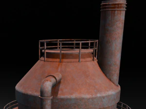 Rusted old Tanker 3D Model