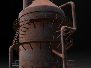 Rusted old Tanker 3D Model