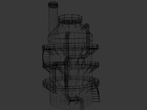 Rusted old Tanker 3D Model
