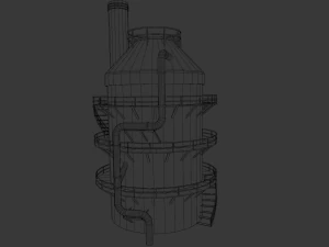 Rusted old Tanker 3D Model