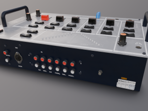 Audio Mixer 3D Model