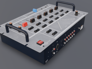 Audio Mixer 3D Model