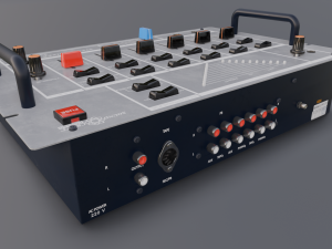 Audio Mixer 3D Model