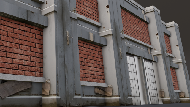 Building Modelo 3D .c4d .max .obj .3ds .fbx .stl .blend 