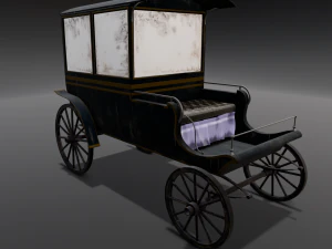 Carruagem Velha Modelo 3D