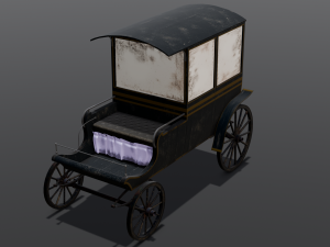 Old Carriage Modelo 3D