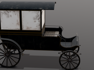 Old Carriage Modelo 3D