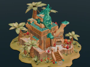 Wyspa Model 3D
