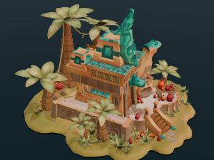 Island 3D मॉडल