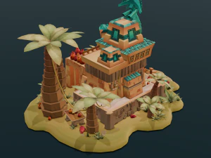 Island 3D Model