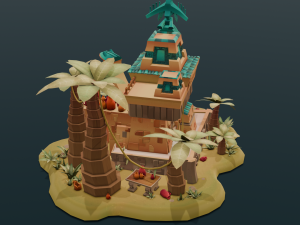 Island 3D मॉडल