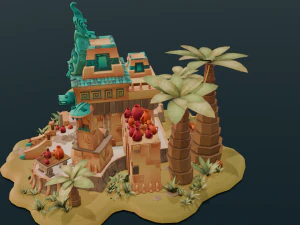 Island 3D Model
