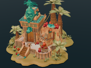Island 3D मॉडल