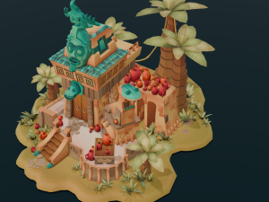 Island 3D मॉडल