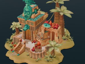 Island 3D मॉडल