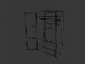 Cupboard Shelf Model 3D