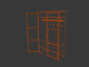 Cupboard Shelf Model 3D