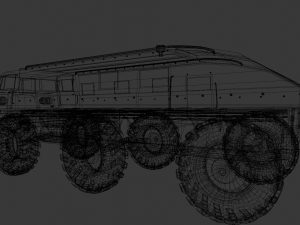 Red Van 3D-Modell