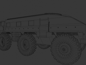 Red Van 3D-Modell