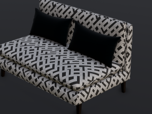 Sofa Set 3D Модель