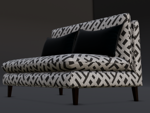 Sofa Set 3D Модель